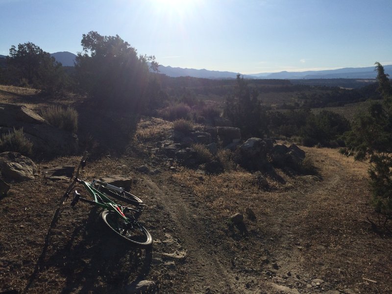 See the new trail that bends to the right? That's Mighty McLeod. Left is Rusty Shovel.