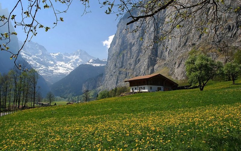 Lauterbrunnen Valley.