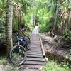 Zipping across the wooden bridges is fun!  With just a hint of danger!!