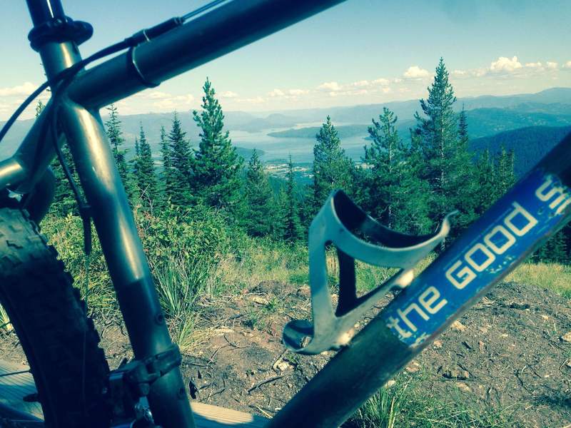 Stop at the Highpoint Trail benches for incredible views of Lake Pend Oreille and Sandpoint.