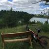 Another view of the Reservoir from the south side. Perfect spot for a break after a challenging climb.