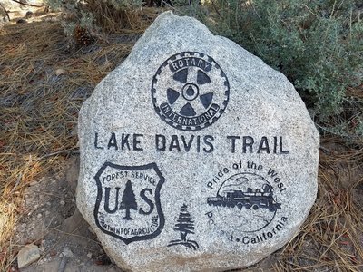Trailhead marker.