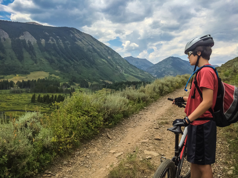 Scenic views from Lupine Trail.