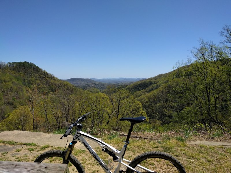 On the way back to the trailhead.