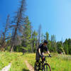 Riding the Game Creek Loop.