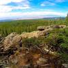 The view on the ridge. Very rocky bike ride, but amazing.