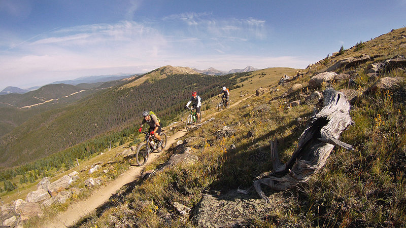 Beautiful summer morning on the 'crest