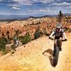 Susan Bryan on the Big Ed Fat bike in Thunder Mountain.