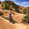 Susan Bryan rolling the Scott Big Ed in Thunder Mountain.