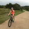 Riding up the access road to the top of Indian Rock Park.