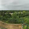 The overlook to the west as well as the entrance to the "Staircase" trail.