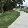 A very wide path to get you over to the school and Levee Trail.