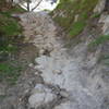 Steep rock on Corcoran Mine Trail