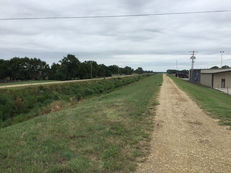 This is the start of the West end of the North trail.  The trail will continue to the south from this location eventually.