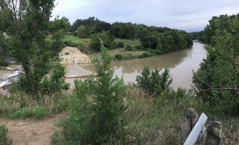 Great view of the Smoky Hill River!