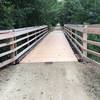 Every bridge along the trail has been improved with a composite wood surface and well built railings