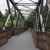 Another bridge over the Smoky Hill river that's been converted for bike/walk use.