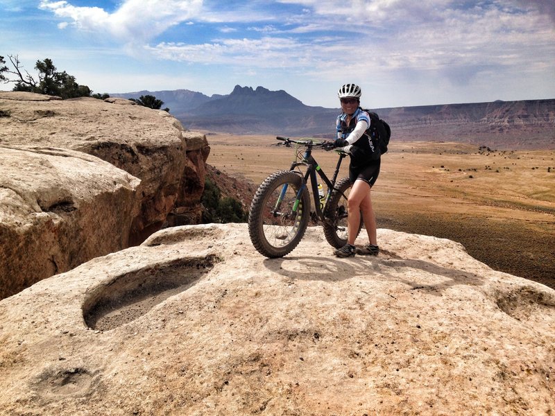 Checking out the vistas in Utah.