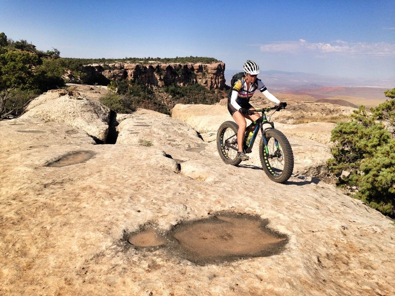 Lots of exposure on Little Creek Mesa