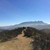 Summit at Sin Nombre Trail (aka Backbone).