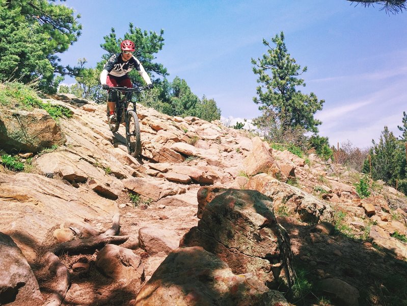 The second major rock garden on Dakota Ridge.