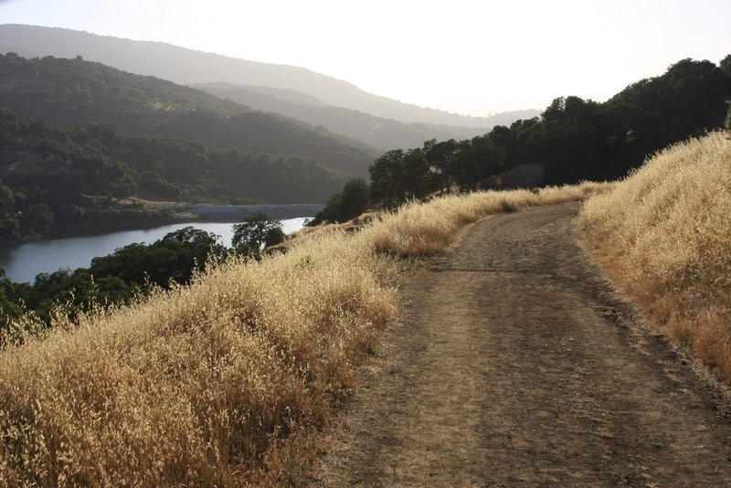 Looking west at the Mine Hill Trail where it turns to Equestrian/Hike-only. with permission from Alexander Avtanski