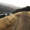 Looking west at the Mine Hill Trail where it turns to Equestrian/Hike-only. with permission from Alexander Avtanski