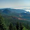 View northward to North Cheyenne Canyon.