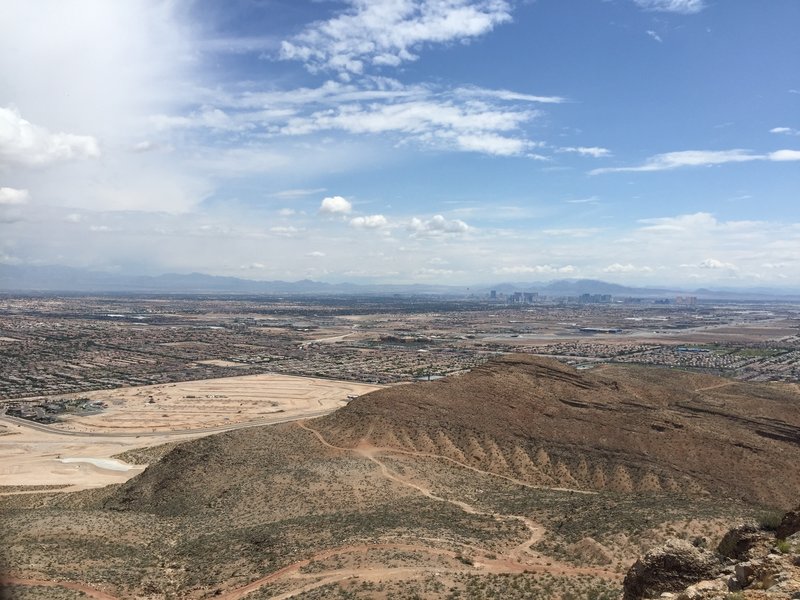 Awesome view of the Strip from the top of Good Call.