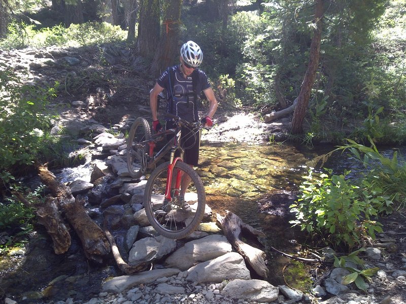 Crossing Smith Creek.