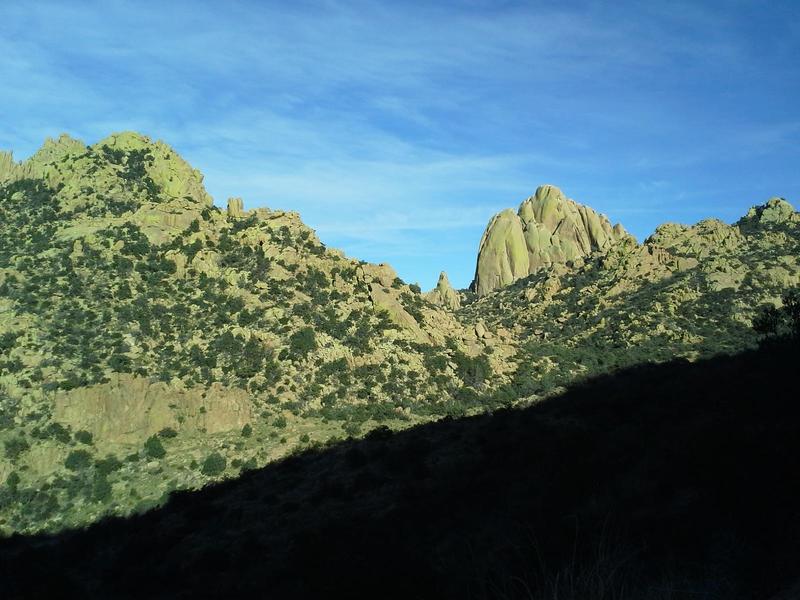 Rockfellow Domes, start of the trail.