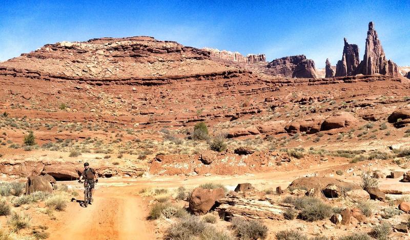 Cruising along. Washerwoman and Monster Tower in the background.