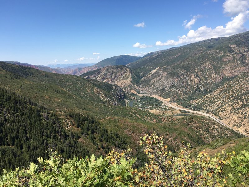 View towards Noname from Forest Hollow.