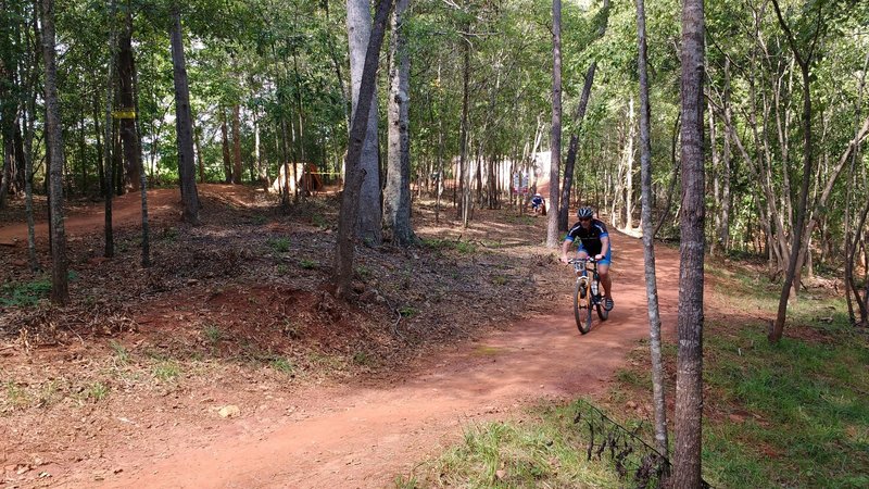 Exiting the wall ride and headed to the Mine Shaft.