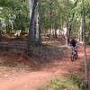 Exiting the wall ride and headed to the Mine Shaft.