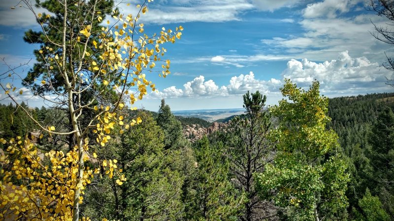 View towards Limbaugh Canyon and Monument further.