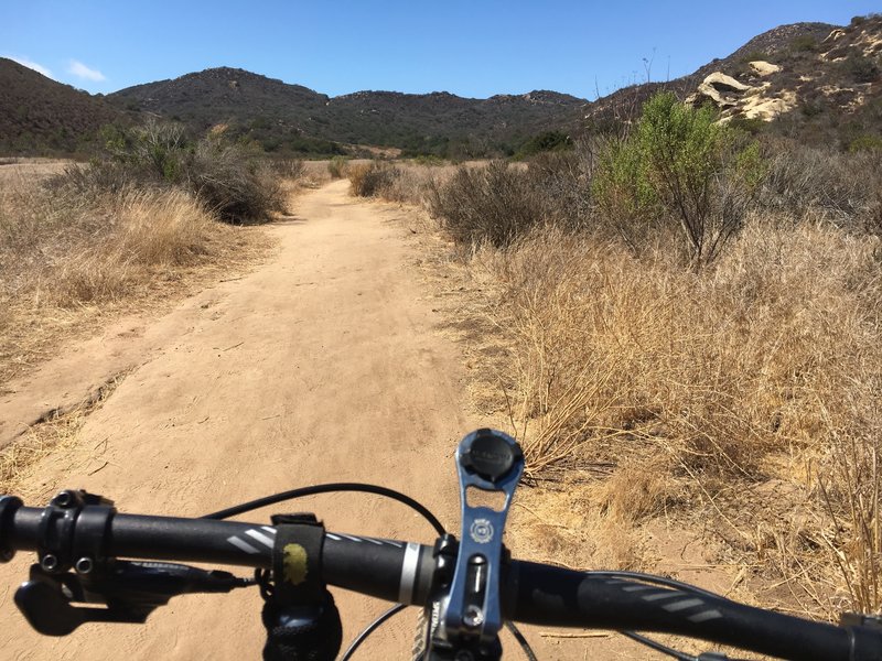 Camarillo Canyon Trail, in the easy doubletrack section.