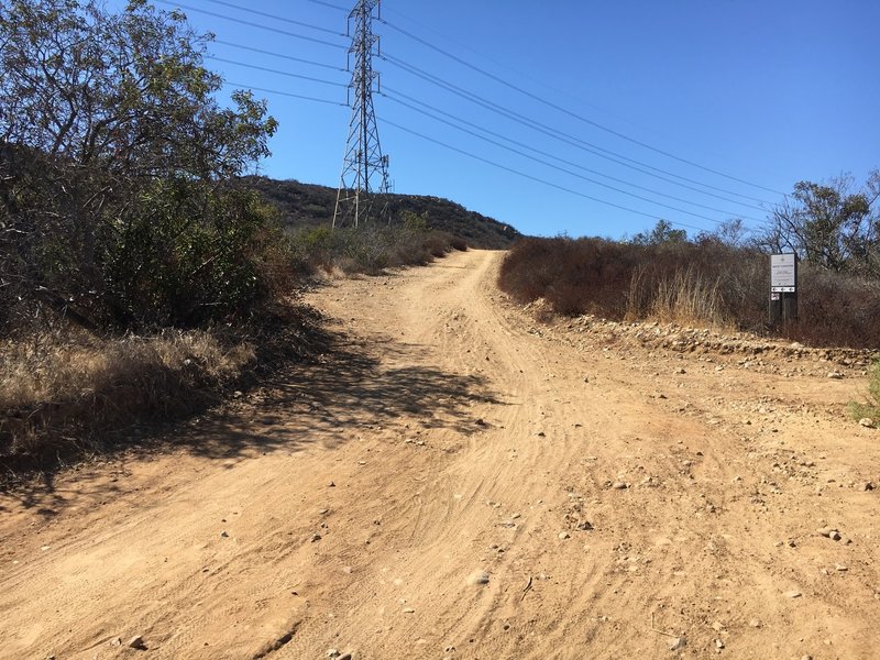 Junction of West Canyon and Stagecoach Trail North.