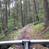 Rim Trail in between Karr Canyon Rd. and Slide Campground.