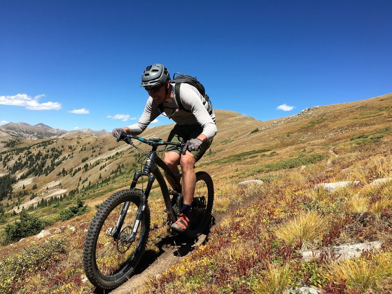 The above-treeline descending on Canyon Creek is seriously grin-inducing.