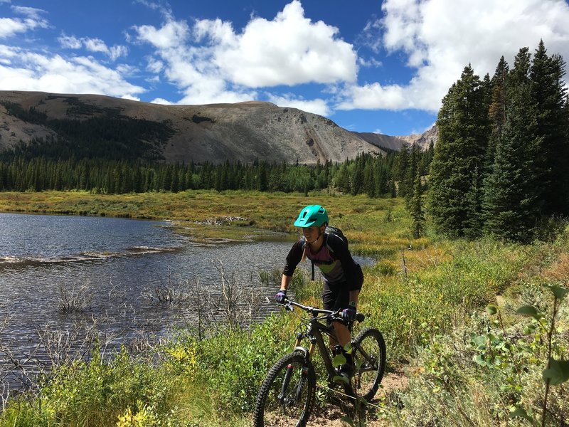 Twelvemile Lake is worth the extra out-and-back from the normal Sheep Creek Loop.