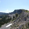 Looking out on Ellis Ridge.