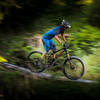 Ghost Bikes ambassador, Tina Lang, blasting down an optional skinny. @JensStaudtFoto