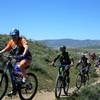 Climbing Aimee's loop. Kevin "Doc" Schmidt, Mike McCool, and Ed Zulueta in the front.