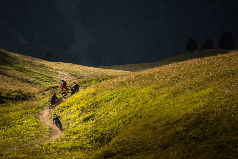 Running a train on Double U | Photo: @JensStaudtFoto