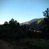 Doubletrack continues upward, with views of Rampart Range.