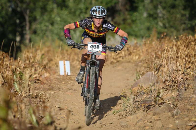 Utah High School Cycling League MTB race at Powder Mountain