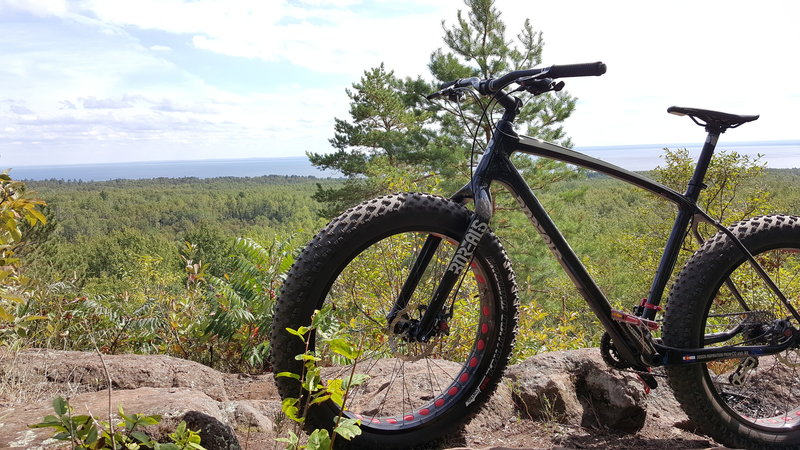 Beautiful ride at Hawks Ridge near Lester River.