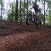 Big Levee trail tabletop jump.