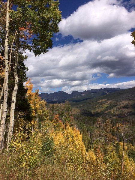 View from Buffehr Creek Trail back toward Lost Lake.